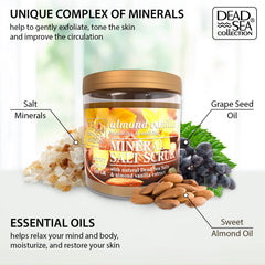 Texture visible des cristaux pour une exfoliation en douceur avec Dead Sea Collection.