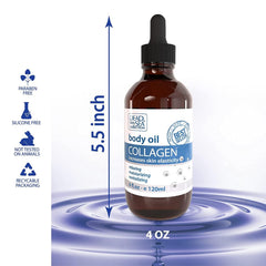Dead Sea Collection huile collagène vitamine E – dosage précis avec pipette.