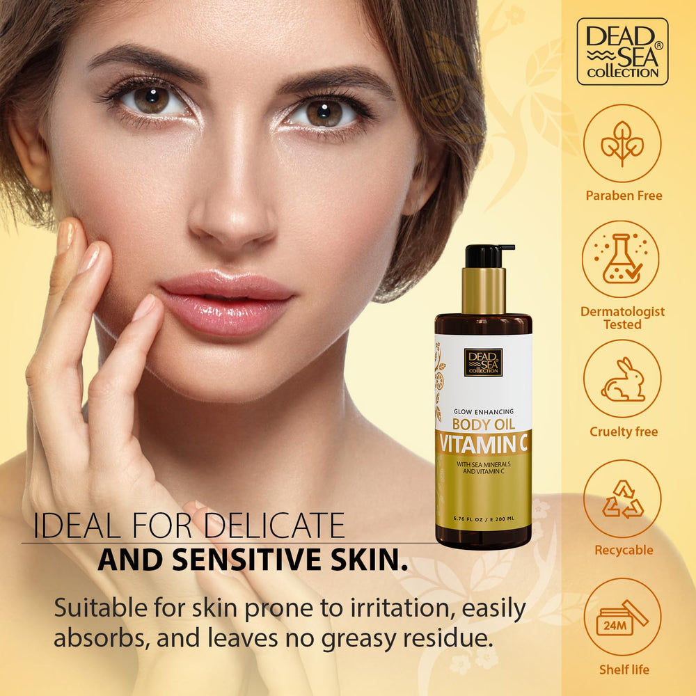 Absorption rapide Dead Sea Collection huile corps pour usage quotidien