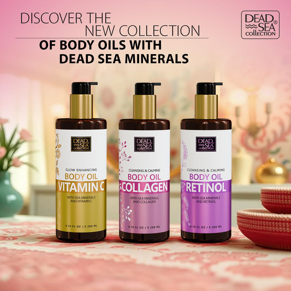 Dead Sea Collection — mélange d'huiles pour peau équilibrée et hydratée.