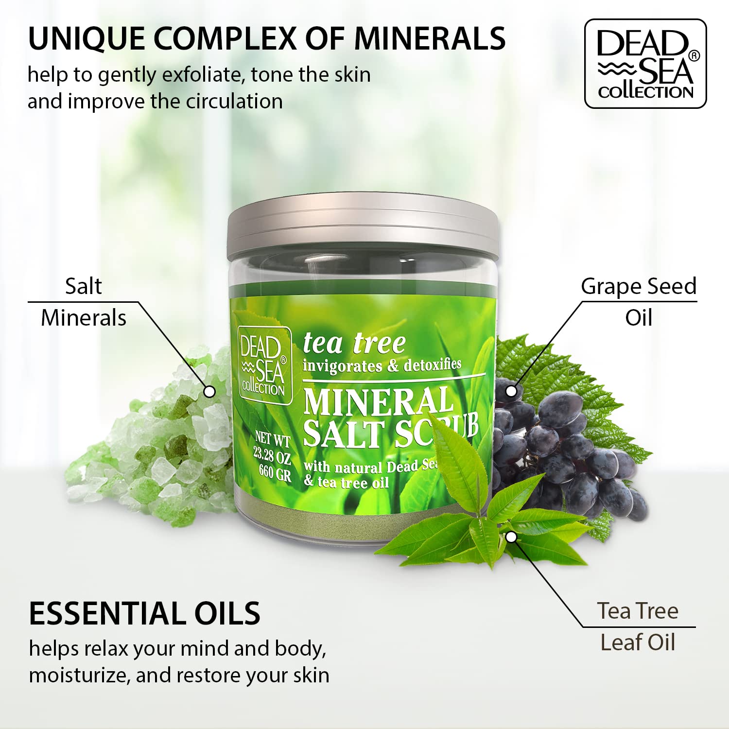 Dead Sea Collection huiles pures qui nourrissent la peau en profondeur.