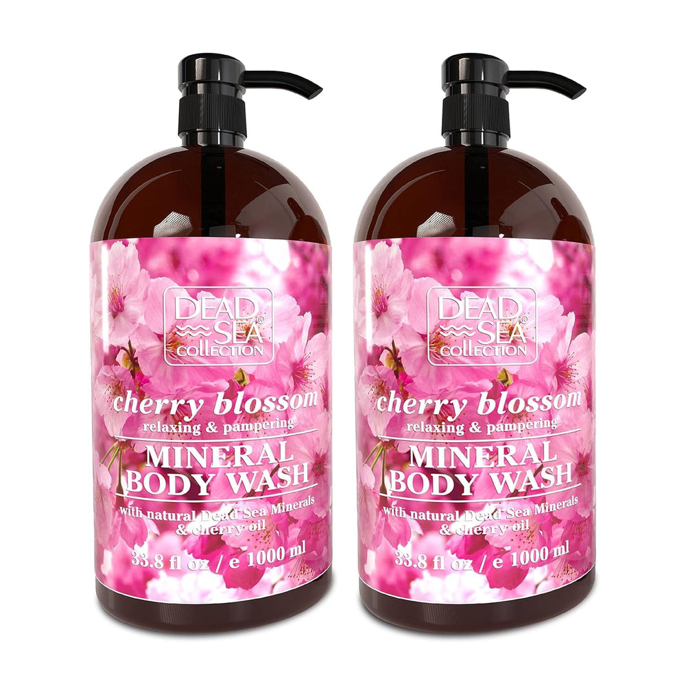 Dead Sea Collection Lave‑corps cerise bouteille nettoie et hydrate la peau