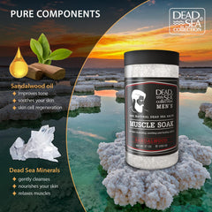 Dead Sea Collection Sels minéraux mer magnesium pour relaxation musculaire.