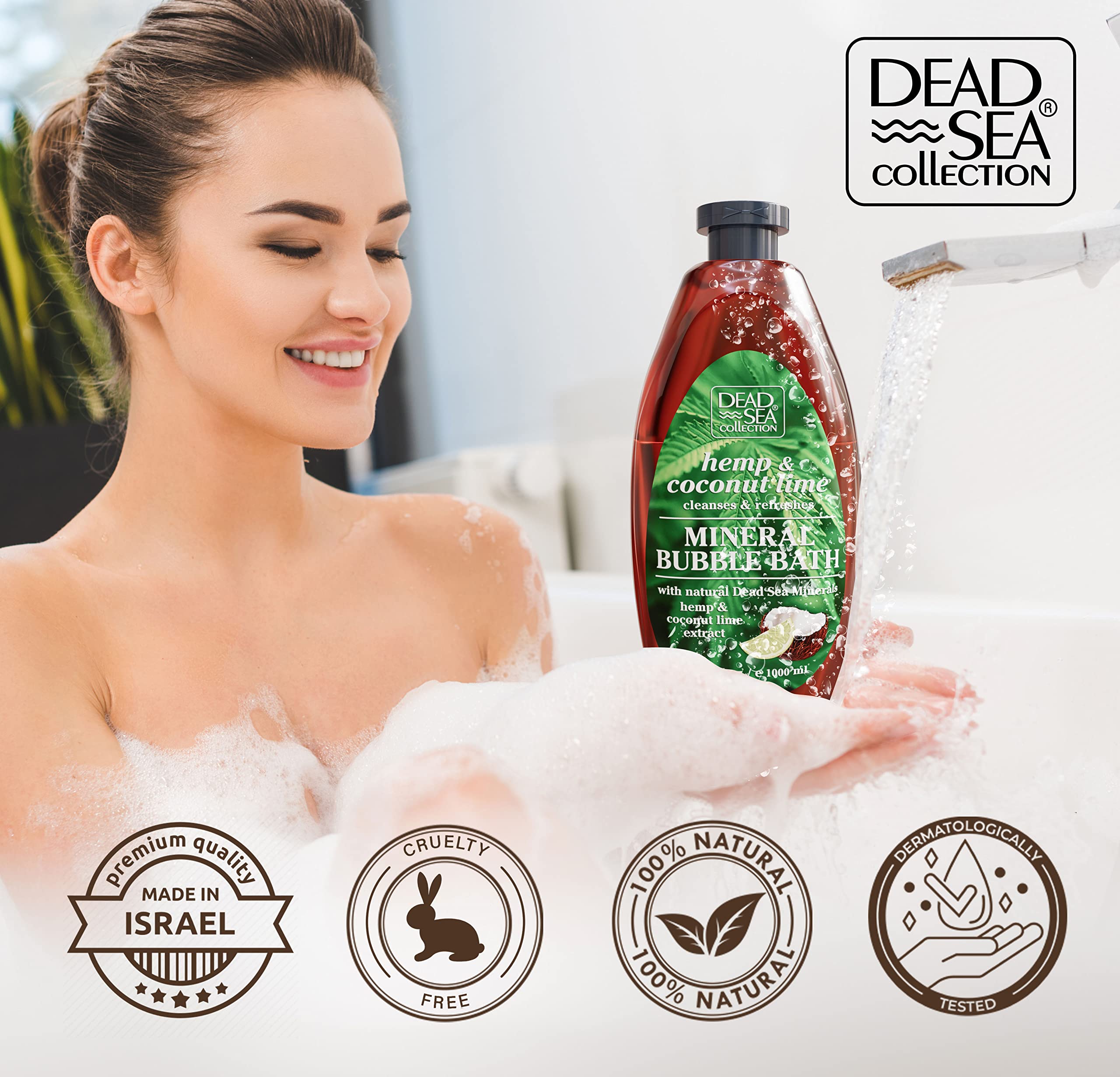 Dead Sea Collection minéraux de la Mer Morte pour nourrir la peau.
