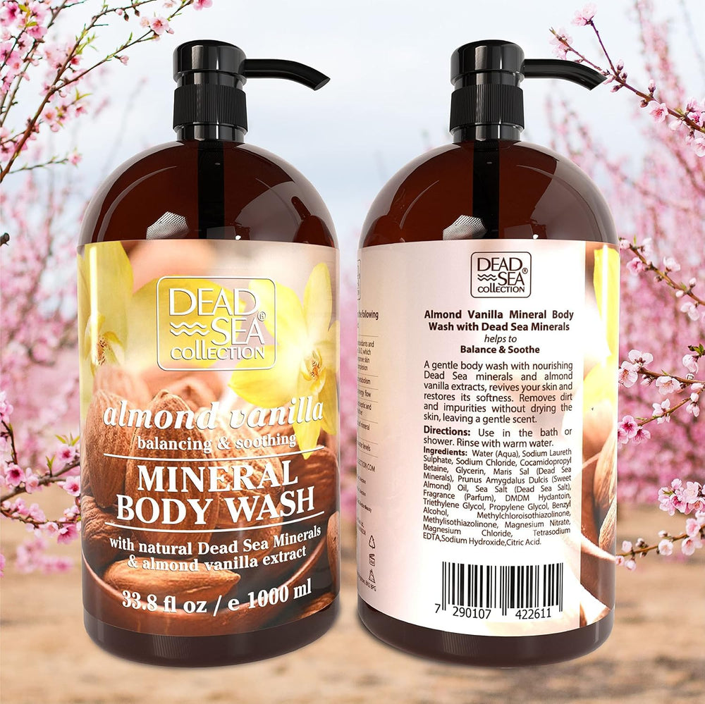 Dead Sea Collection: Minéraux Mer Morte, magnésium et calcium nourrissent la peau.