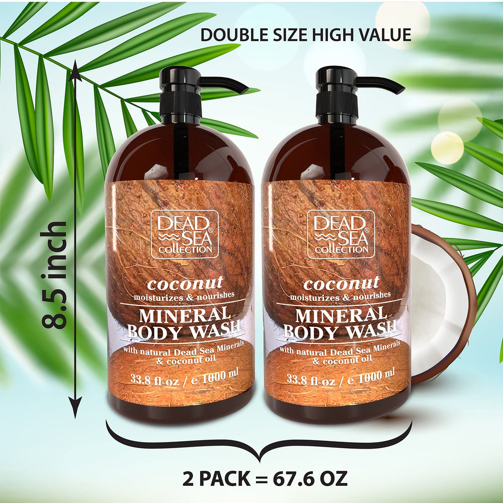 Dead Sea Collection – Pompe gel douche coco, utilisation pratique.