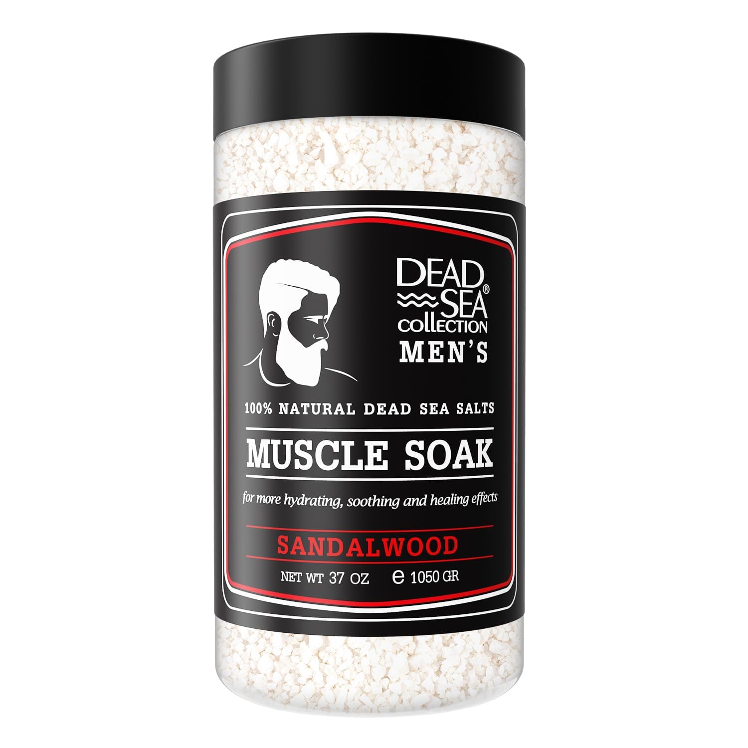 Dead Sea Collection Sels de bain homme santal bocal: apaise muscles et tension.