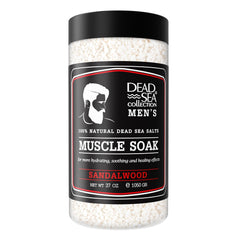 Dead Sea Collection Sels de bain homme santal bocal: apaise muscles et tension.