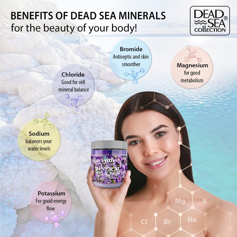 Dead Sea Collection texture cremeuse, hydratation durable après le gommage
