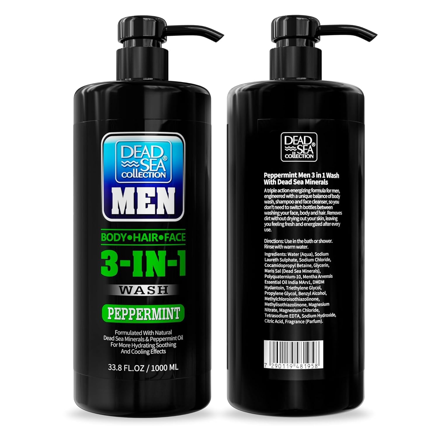 Douche Dead Sea Collection: mousse légère et rinçage rapide pour une routine efficace.