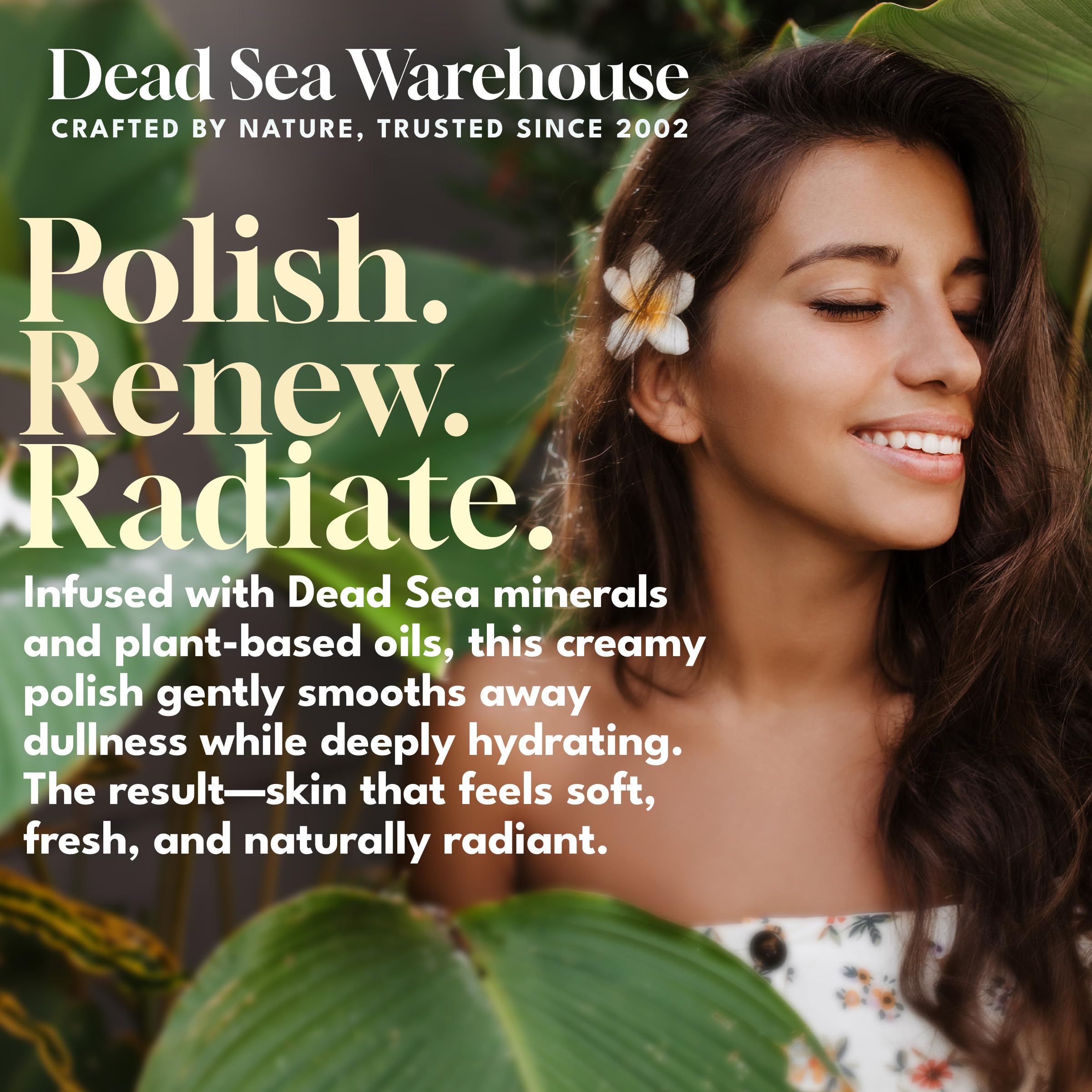 Dead Sea Warehouse gommage coudes et genoux : exfoliation douce pour les zones rugueuses et lisses.
