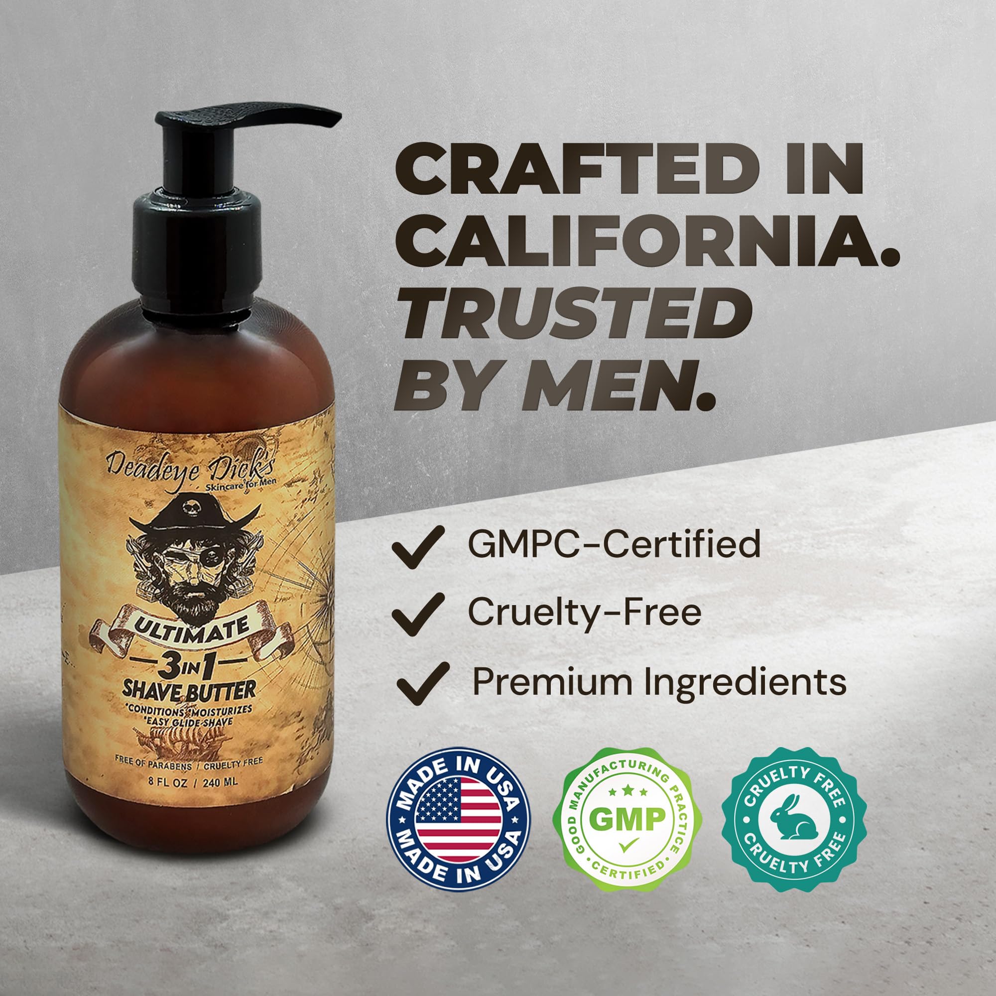 Fabriqué aux États-Unis dans le Sud de la Californie.
