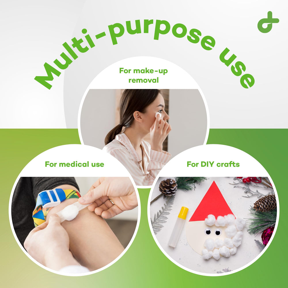 Dealmed balles coton pour peau sensible – douceur et sécurité pour peaux délicates.