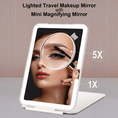 Dear girl miroir voyage pliable et léger, pratique en déplacement.