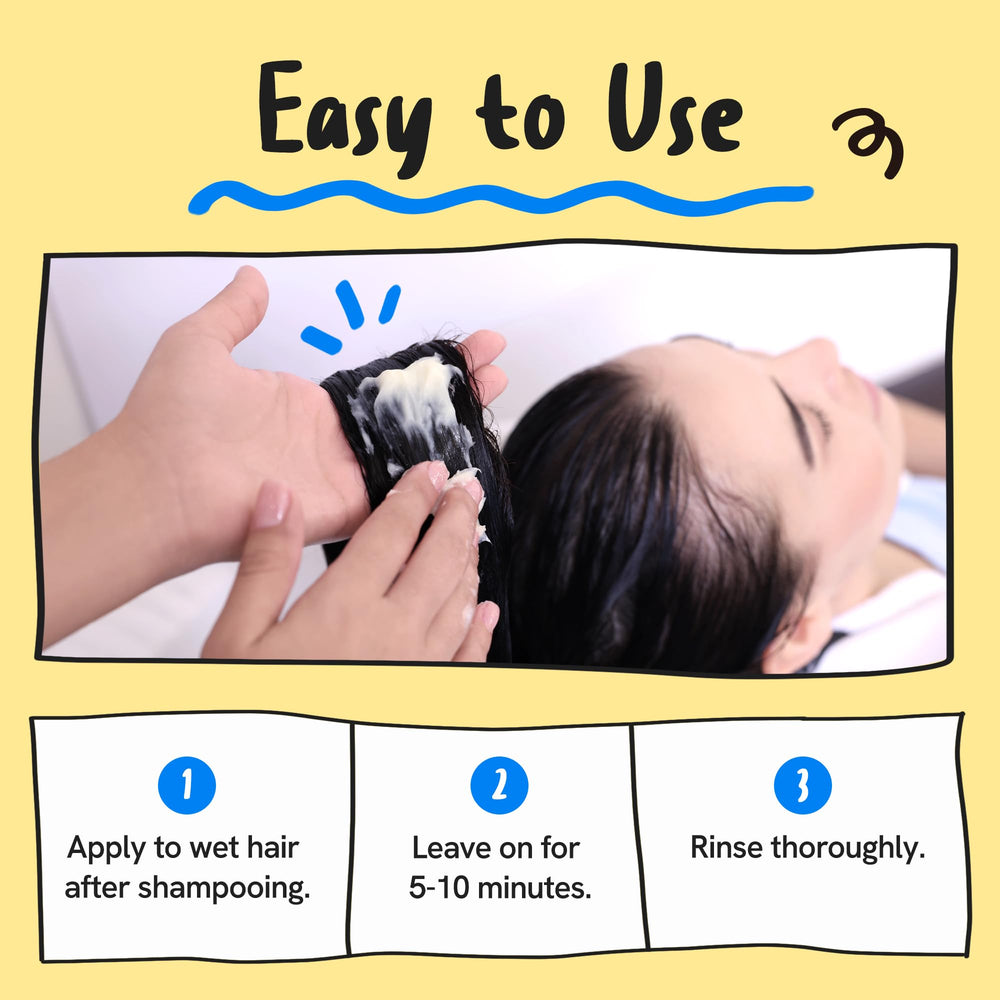 DEAR HAIR Seance rapide: masque dhydratation en 5 a 10 minutes.