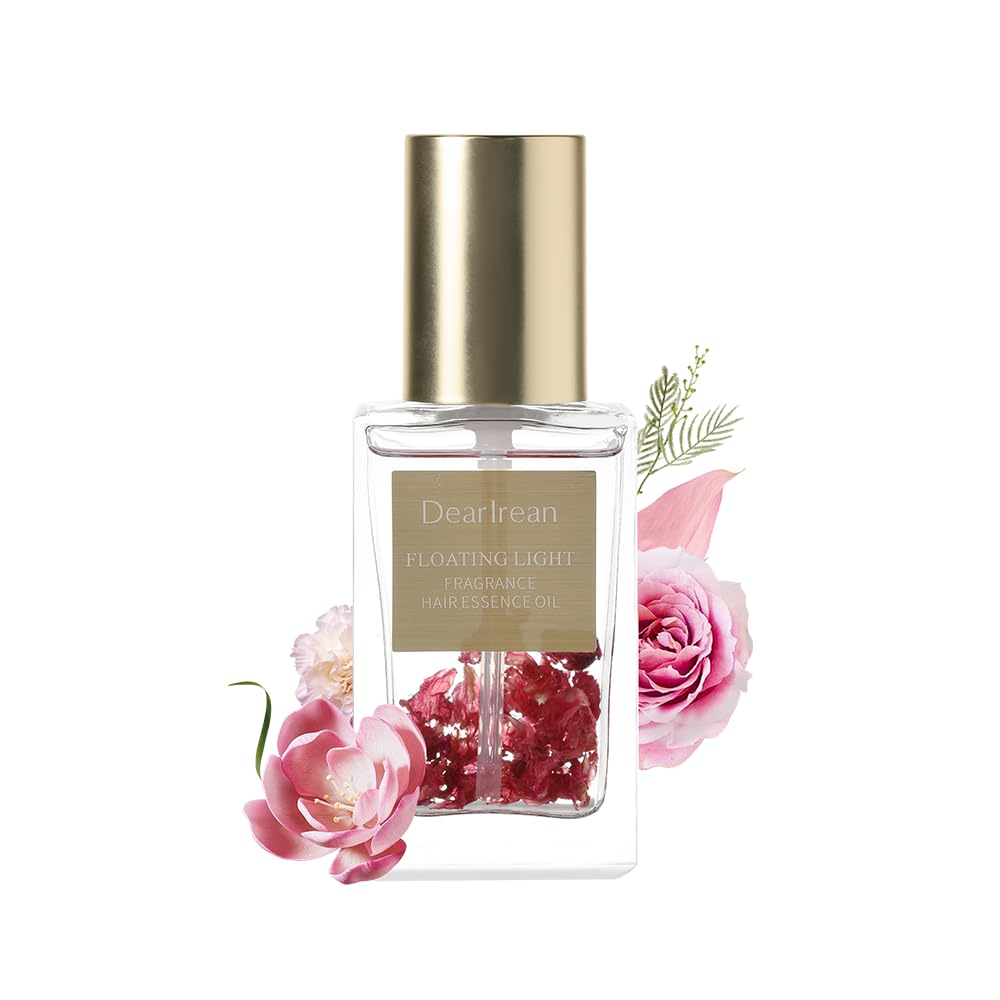 Dear Irean - Bouteille élégante d'huile capillaire parfumée durable.