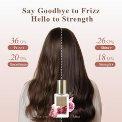 Dear Irean - Flacon rose avec parfum subtil pour cheveux.