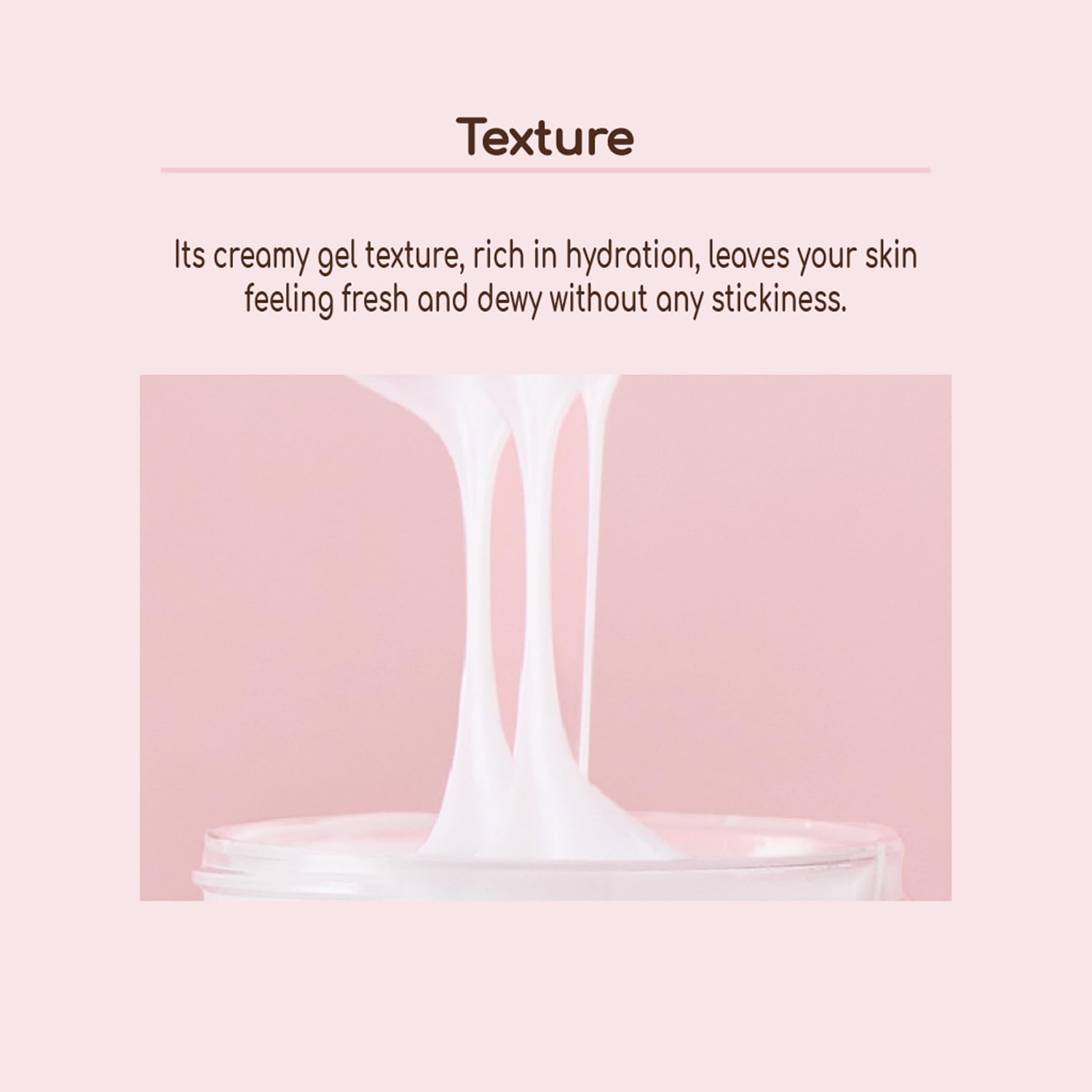 DEARBOO jar close-up—soft texture provides moisture without heaviness.