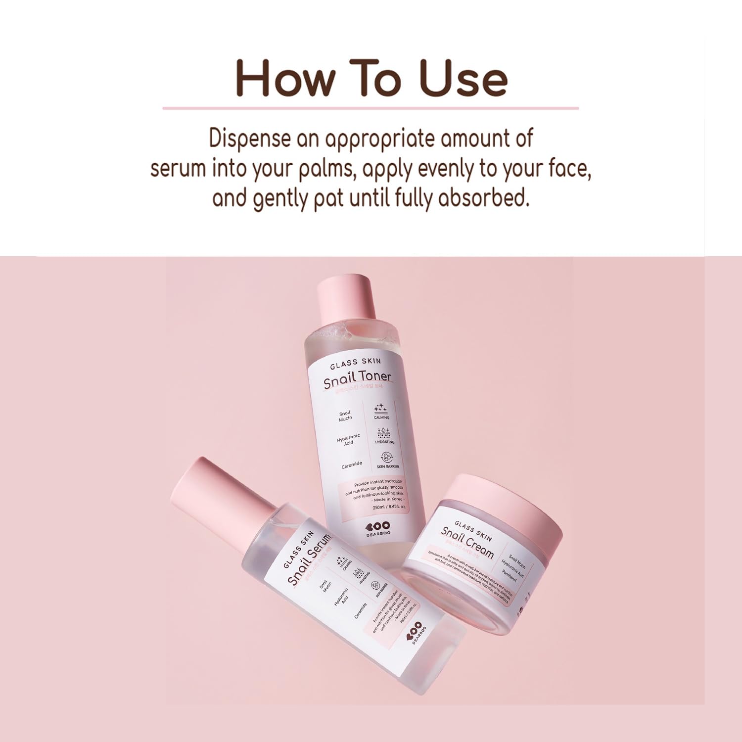 Peau visiblement plus lisse et lumineuse après des soins réguliers.