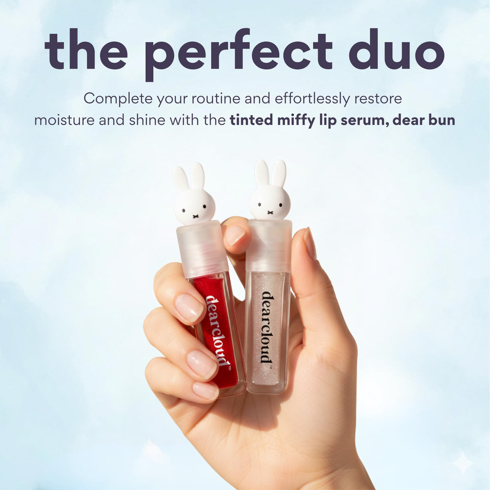 Dearcloud Miffy Lip Serum Jelly offre un fini brillant ultra-lumineux.