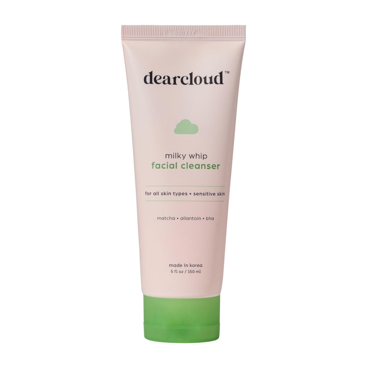 Dearcloud Milky Whip Matcha — nettoyage-visage doux et hydratant.
