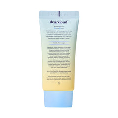 Dearcloud Tone Blur Essence demonstration application soin avant et apres maquillage.