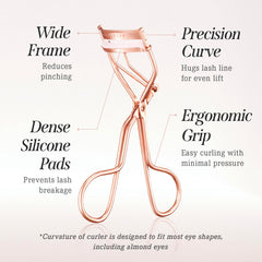 DEARDAHLIA Curleur de cils prise ergonomique et confortable pour un contrôle précis