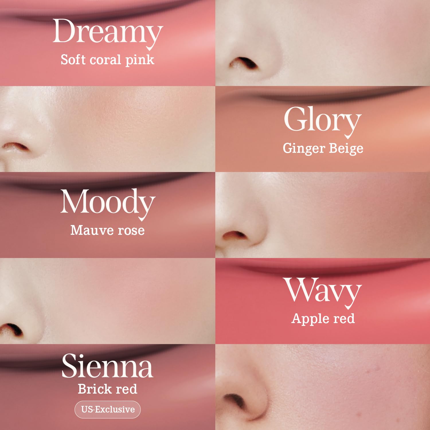 Packaging marbré luxe de Petal Drop Blush Barely.