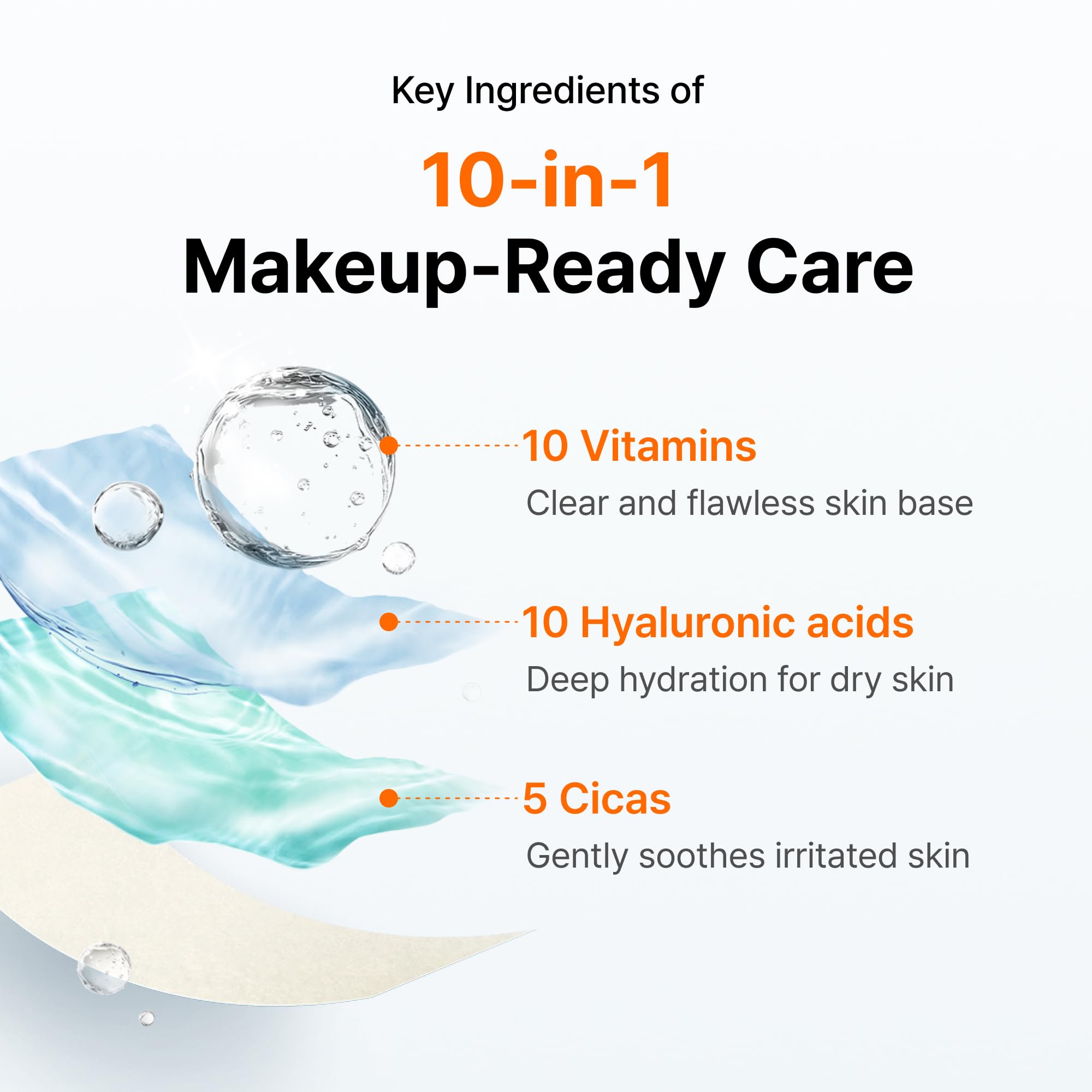 DearKlairs base éclat, peau lumineuse après utilisation
