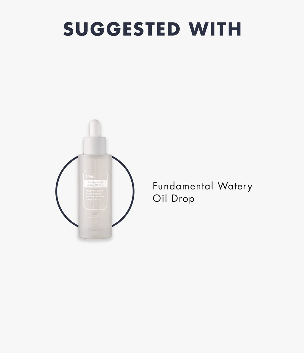 DearKlairs Fondamental Brume Ampoule – application précise pour fixer le maquillage sans surcharge.