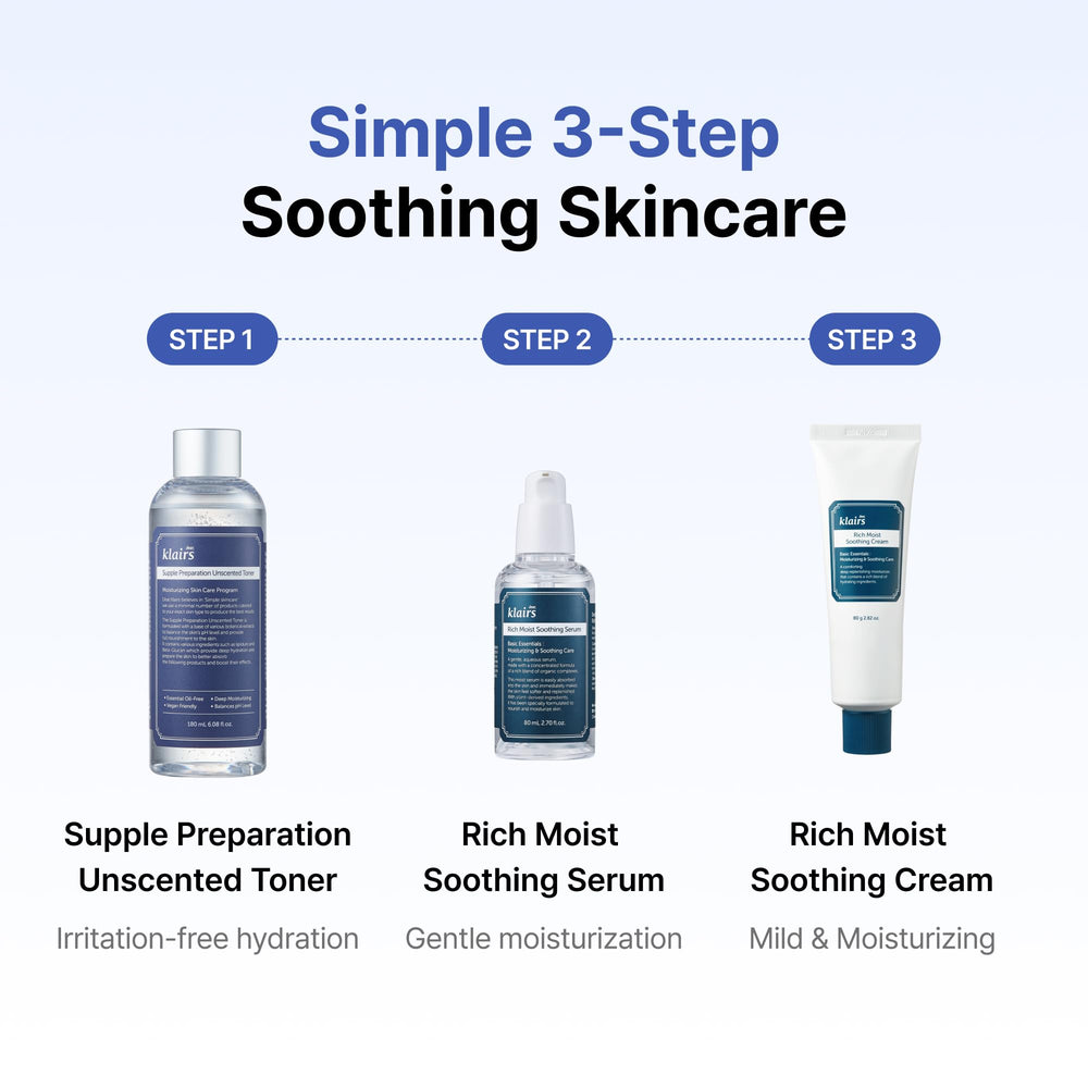 DearKlairs tonique sans parfum – absorption rapide et peau confortable.