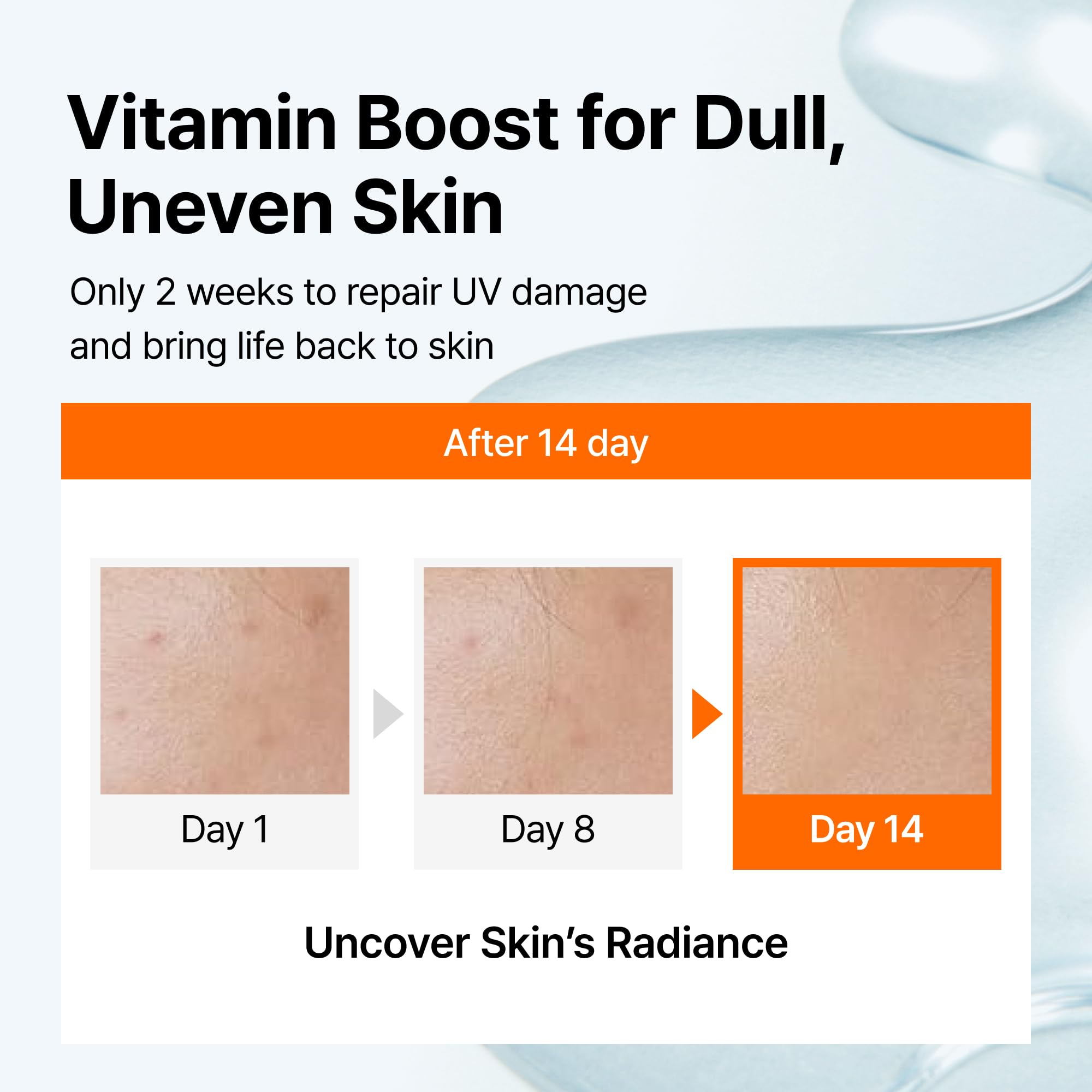 DearKlairs Vitamine C sérum, anti-taches : aide potentielle à un teint unifié
