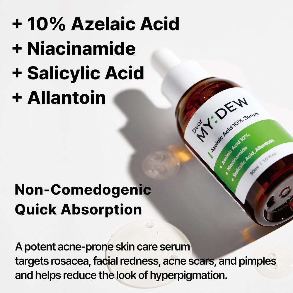 DearMYDEW sérum azélaïque 10% - pompe pratique pour dosage précis