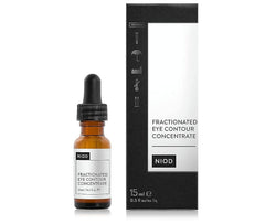 NIOD concentré fractionné pour le contour des yeux, flacon précis aidant à atténuer les signes de fatigue