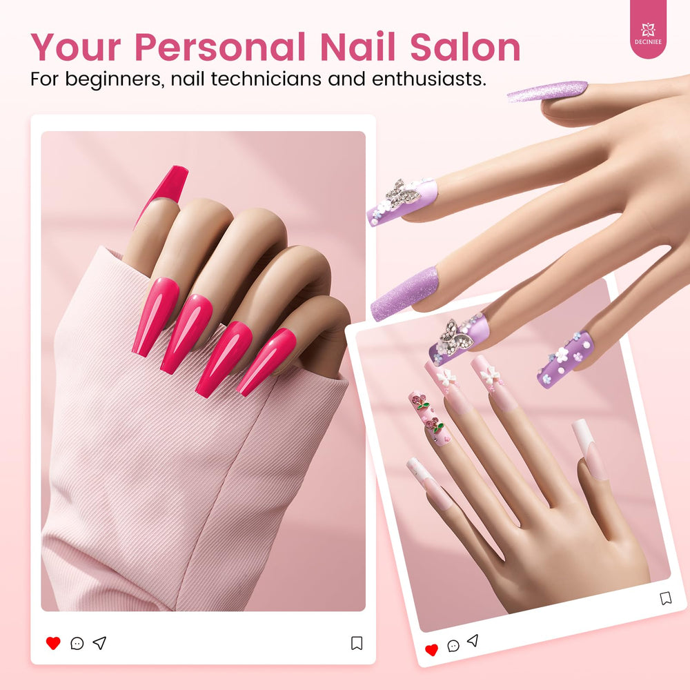 Deciniee accessoires arts ongles: accessoires décoratifs pour motifs variés.