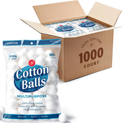 DécorRack boules de coton – emballage grand format, économique pour toute la maison.
