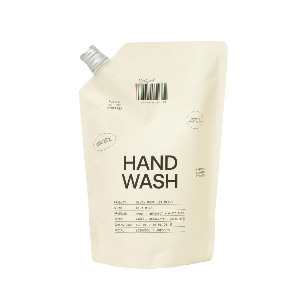 DedCool Xtra Milk Mains bouteille pompe pour lavage quotidien doux et hydratant