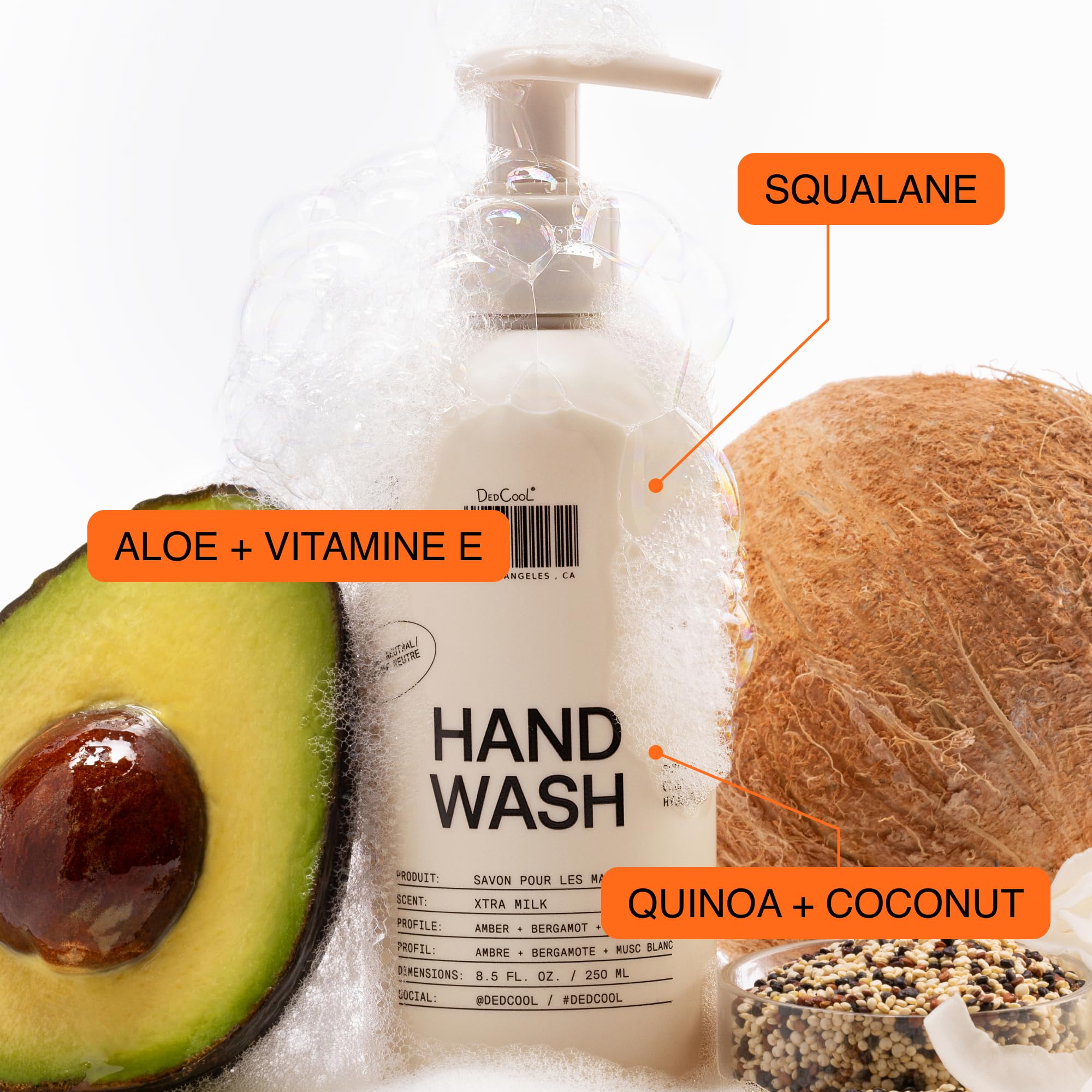 DedCool Xtra Milk Mains parfum bergamote musc blanc ambre pour une expérience sensorielle
