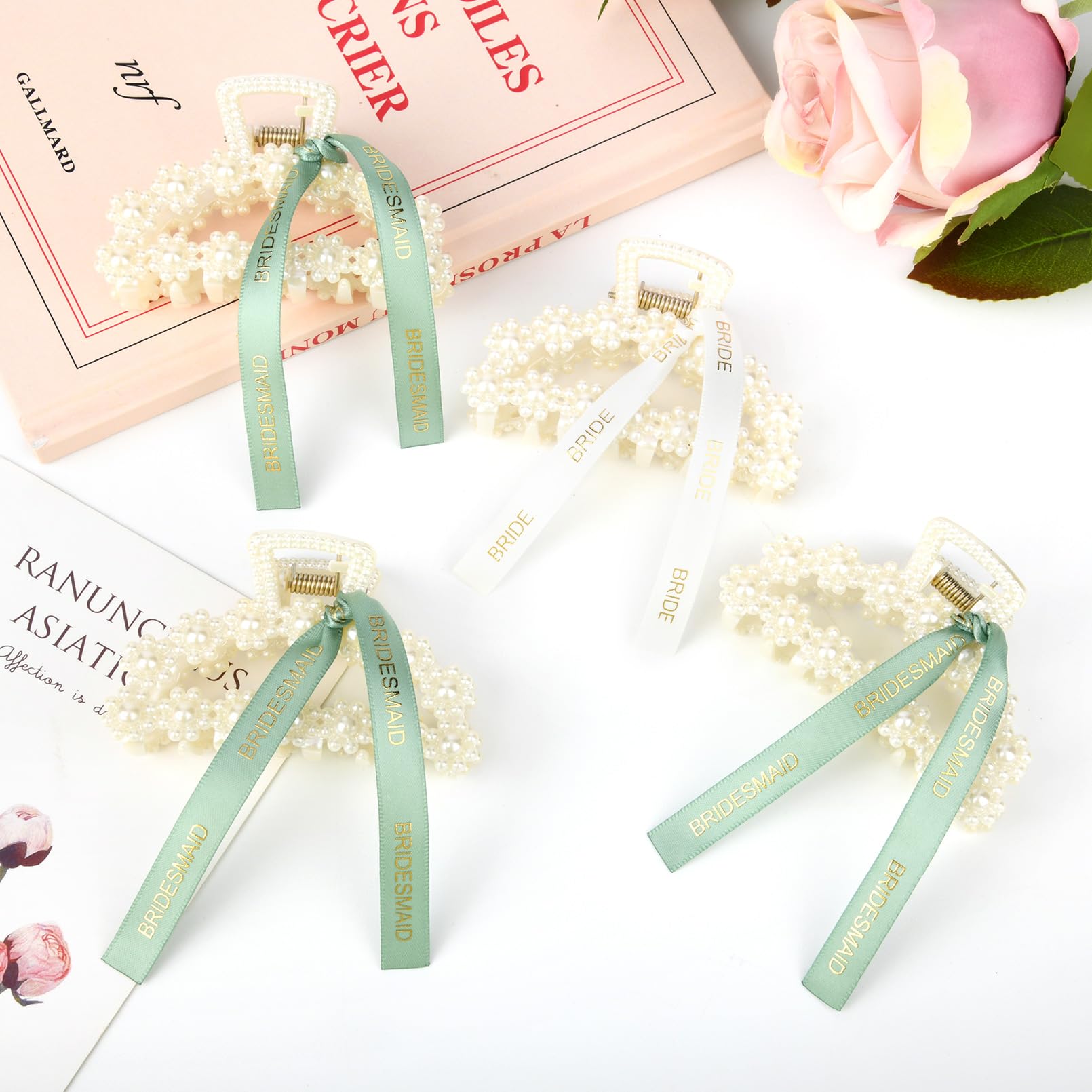 DEEKA clip perles 3 pouces, maintien sûr