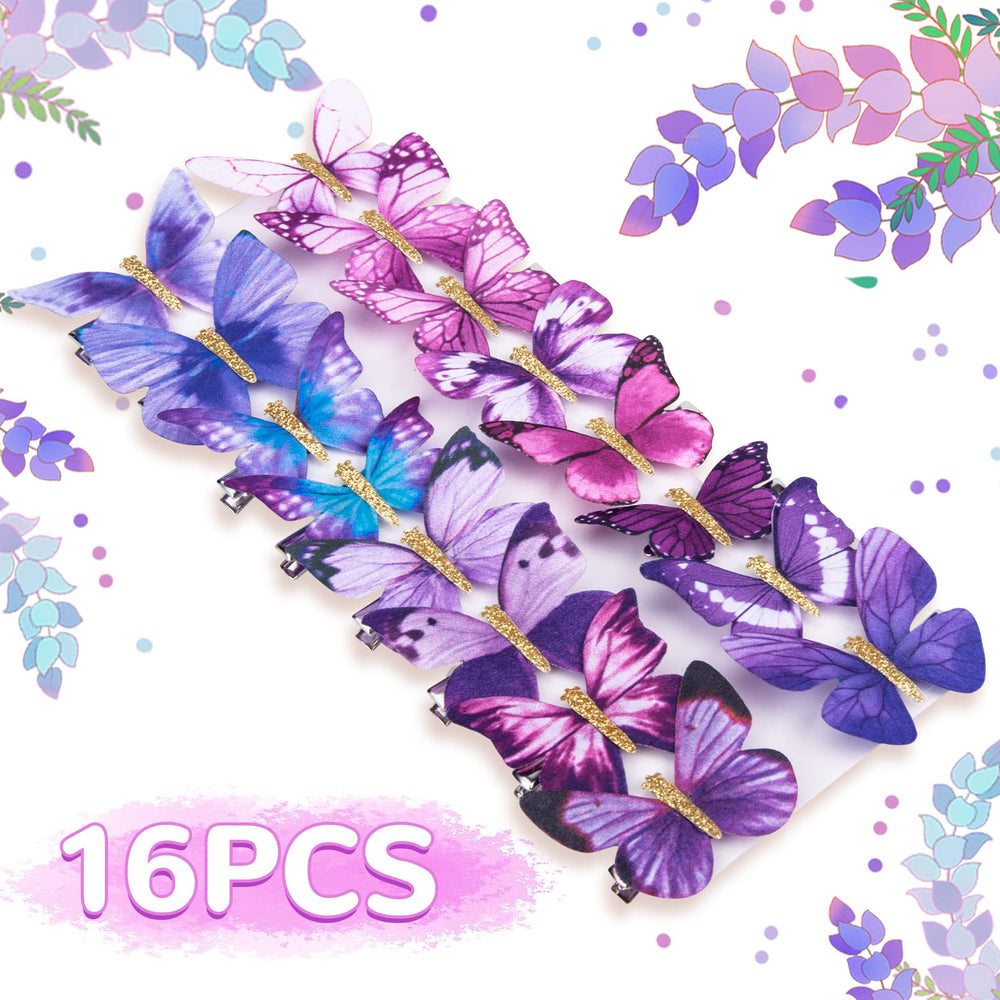 DEEKA pince papillon clip métallique robuste – fixation fiable pour tous types de cheveux