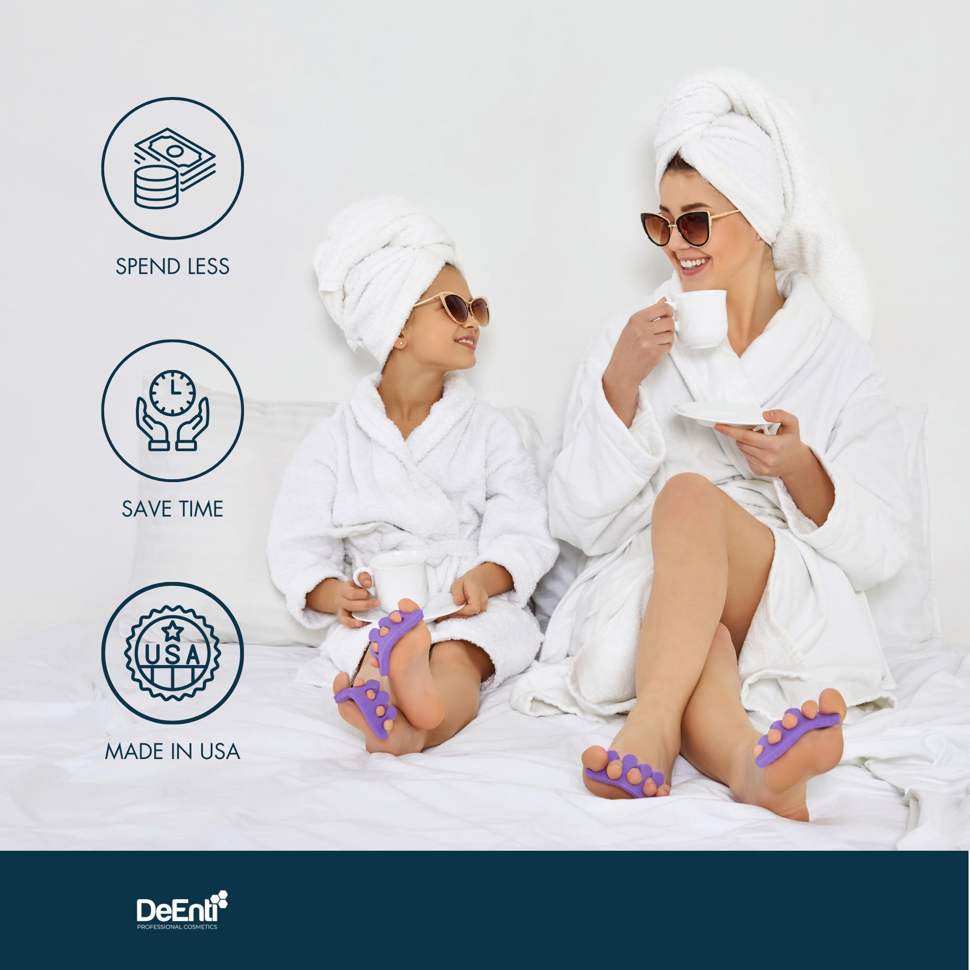 DeEnti emballage-bouteille-8oz: flacon pratique et solide pour usage en salon.