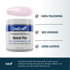DeEnti Poudre Acrylique Adhésion Forte, tenue prolongée sans lifting.