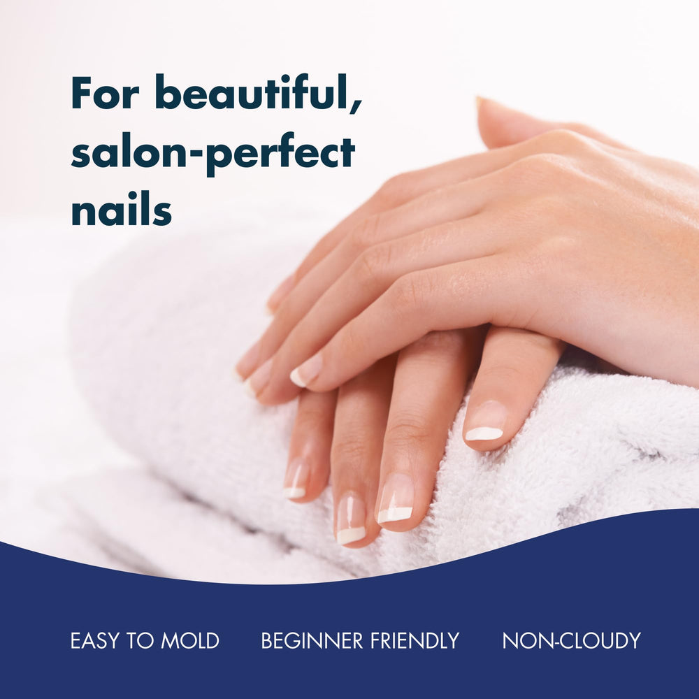 DeEnti Poudre Acrylique sculpture et extensions, précision et définition de l’ongle.