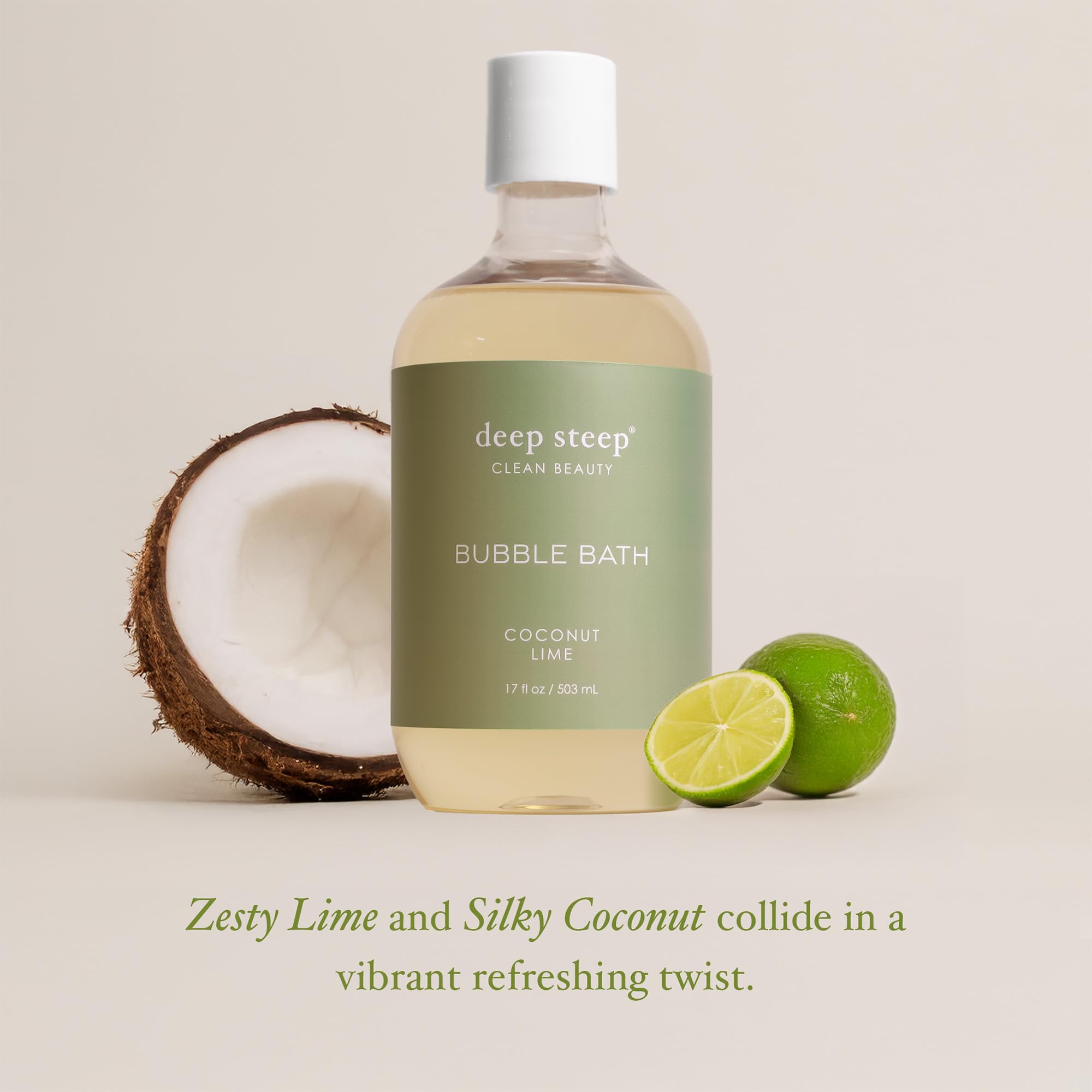 Deep Steep bain aromathérapie relaxante, calme l’esprit et favorise la détente.