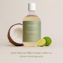 Deep Steep bain aromathérapie relaxante, calme l’esprit et favorise la détente.