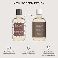 Deep Steep Bulle huile argan soin peau - hydratation durable.