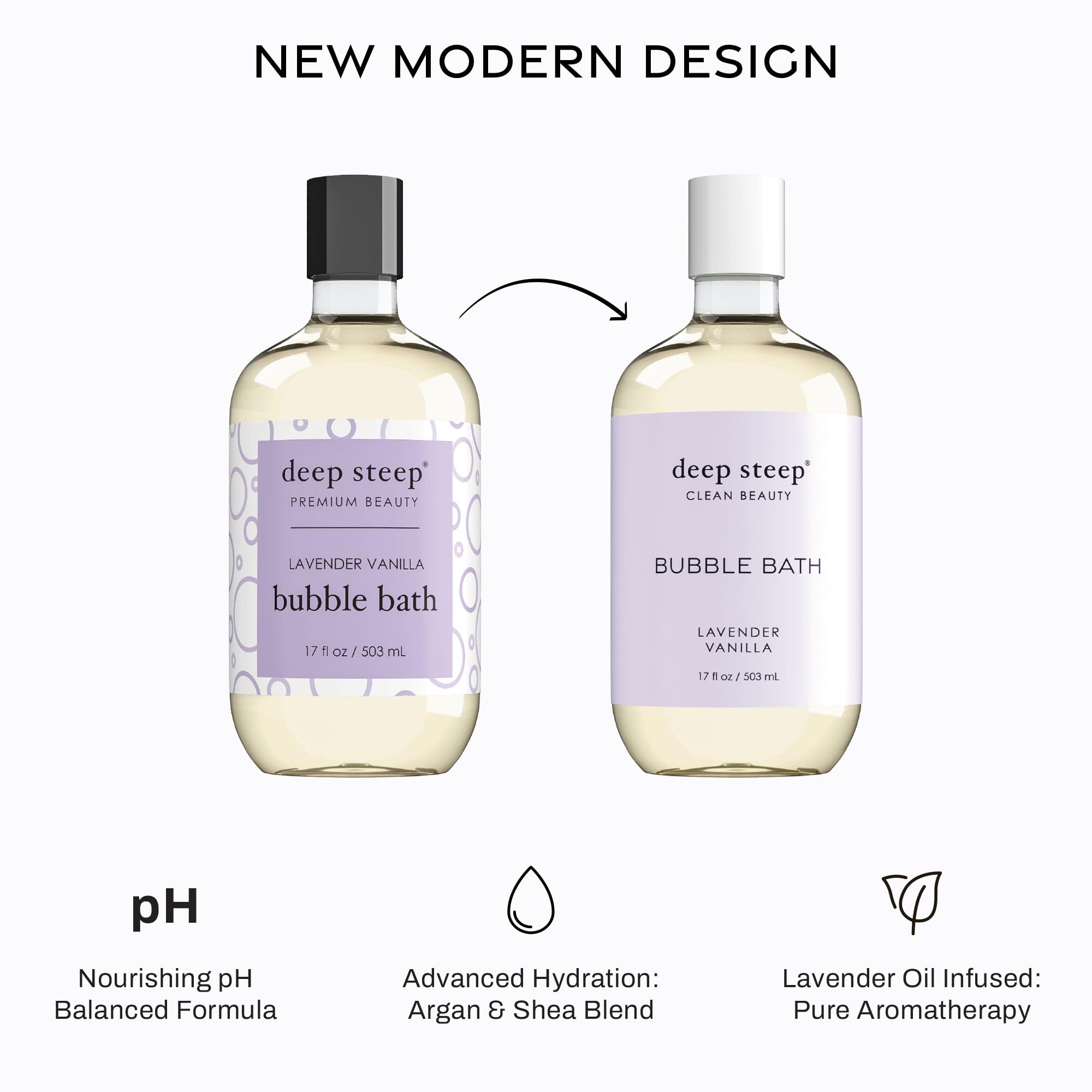 Deep Steep Bain Bulle Huile Coco: hydratation intense et peau souple après immersion.