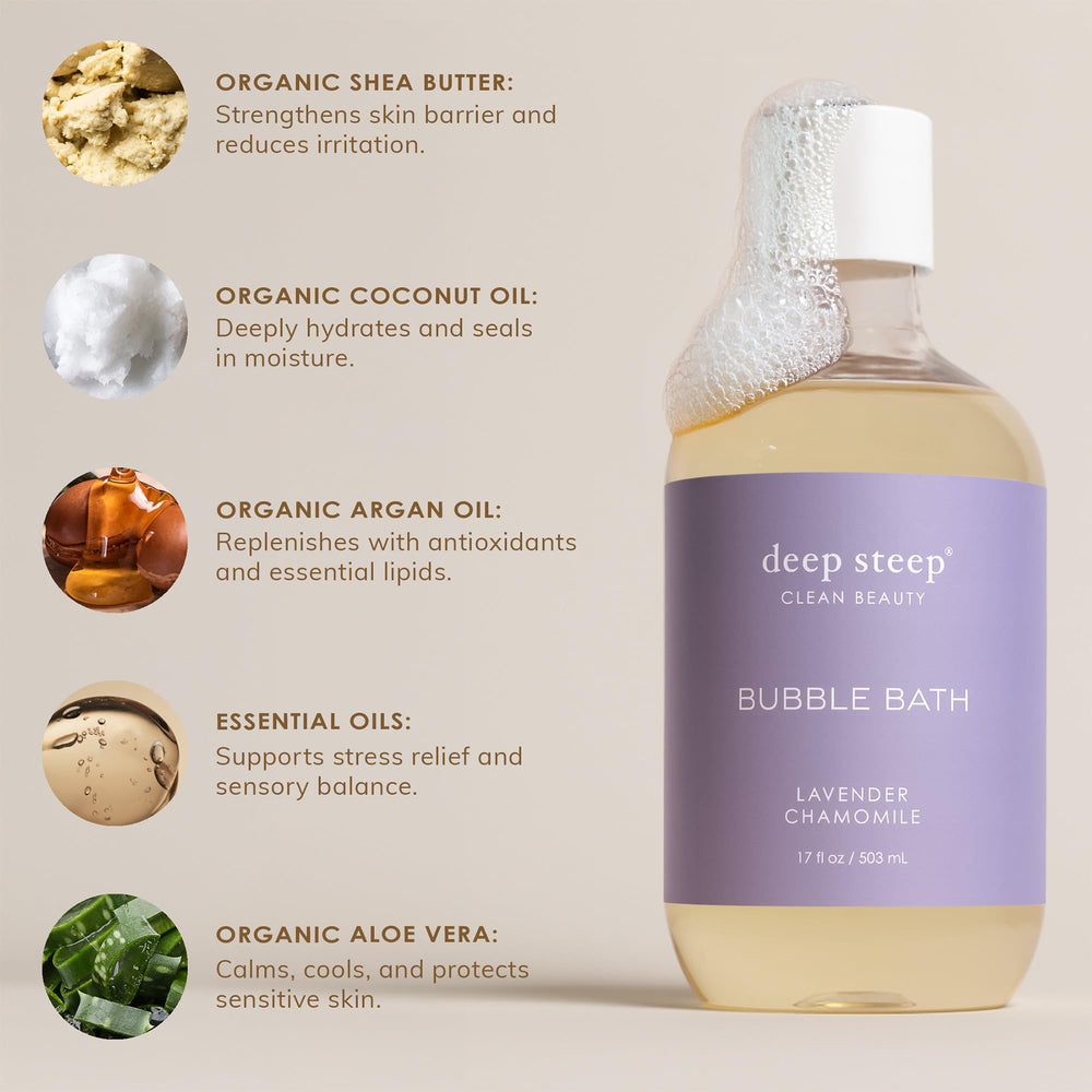 Deep Steep Bulle sans parabens - soin léger et sûr.