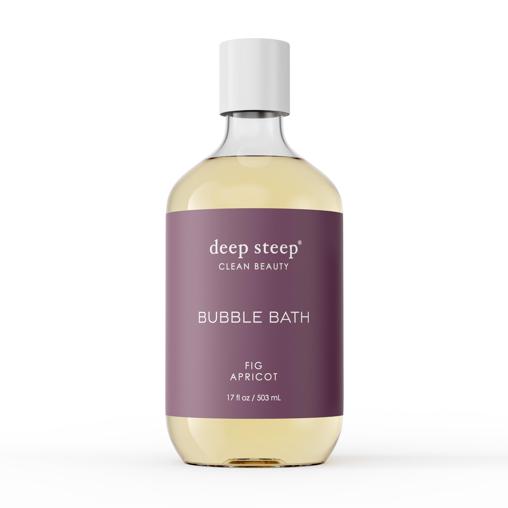 Deep Steep Bain Moussant Fig Abricot, bulle légère pour détente sensorielle