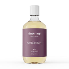 Deep Steep Bain Moussant Fig Abricot, bulle légère pour détente sensorielle